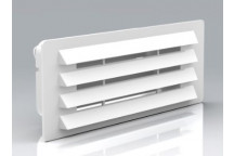 616 Rectangular Grill Vent (White)