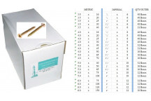 (Box 200) Pozi Screws (2\" x 8) Hardened Yellow Passivated