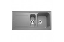 NOVA 1000x500 1.5B Sink Grey c/w waste kit