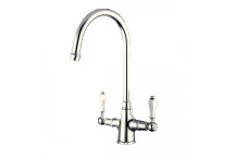 Roccella Mono (White Lever) Chrome Tap