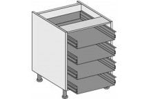 900 Multi - Drawer Unit JHC Procab Kitchen Carcass Grey Linen