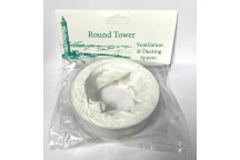 WPVC102X1 Round Ducting Hose 1m (White)