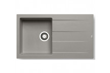 Athlos Industrial Grey 1B 1D Pyragranite Sink c/w Waste