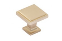 (HAN50I) FF13400 (29mm) Ines Square Knob Champagne Gold