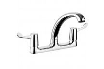 Aquadeck Dual Lever Tap Chrome