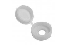 Bag (250) White Hinged Caps (8-10)