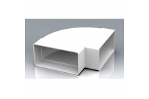 050 Flat Horizontal Bend (White)