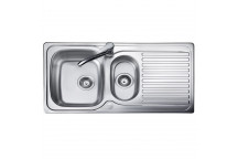 * (0.9HE) Linear 1.5Bowl 1 Drainer 1Taphole Reversible 950*508 NoWaste