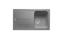 NOVA 860x500 1.0B Sink Grey c/w waste kit