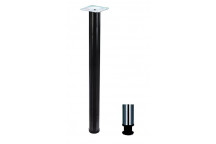 710mm Table Leg Black