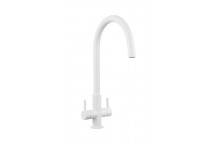 Igneous Dual Lever Tap - Crystal White