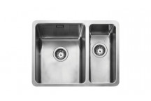 QUAD 3418R Undermount / Inset Square 1.5 Bowl 600x450 RH c/w waste kit