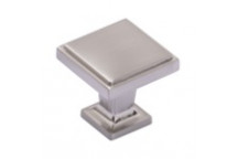 (HAN50F) FF13400 (29mm) Ines Square Knob Brushed Nickel