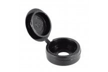 Bag (250) Black Hinged Caps (8-10)