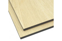 BLACK CORE (8\' x 4\') x 19mm White Oak Veneered MDF Crown Cut A/B
