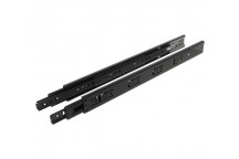 16\" Black Drawer Runner 35kg Soft Close Full Extension