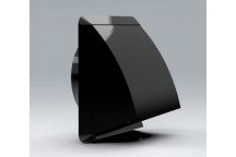 102 Round Back Cowled Vent (Black)