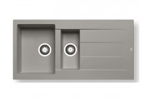 Athlos Industrial Grey 11/2 Pyragranite Sink c/w Waste