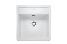 SANDWOOD Sit-on Butler Ceramic sink 597*630*220c/w waste kit