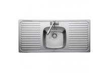 Linear 1 Bowl 2 Drainer 1 Taphole 1160*508 Polished Sink (No Waste)