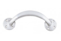 Bow Handle Bright Aluminium 150mm