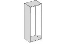 600 Universal Tall Housing JHC Procab c/w 4 Flush Shelves Grey Linen