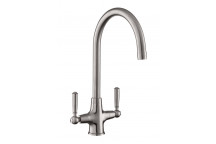 Aquaclassic Dual Lever tap Brushed