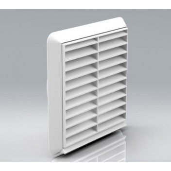 268 Round Back Grill Vent (White) 5inch (DUC628)