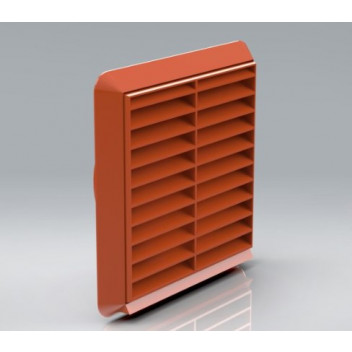 104 Vent Round Back Grill Front (Brown)