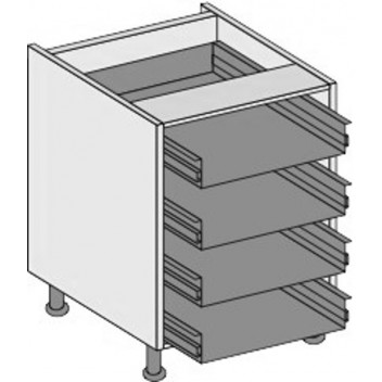 900 Multi - Drawer Unit JHC Procab Kitchen Carcass Grey Linen