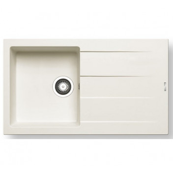 Athlos Snow 1B 1D Pyragranite Sink c/w Waste