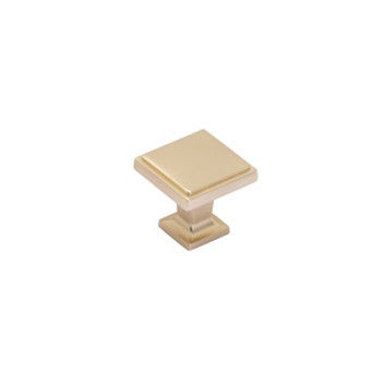 (HAN50I) FF13400 (29mm) Ines Square Knob Champagne Gold