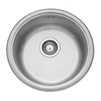 450 Diameter Round Bowl inset SS sink (no waste)