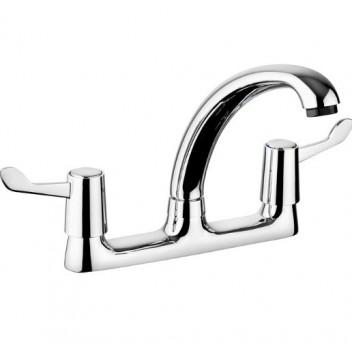 Aquadeck Dual Lever Tap Chrome
