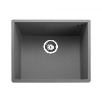 Oridian Undermount Single Bowl 540x440 Sink - CONCRETE c/w waste