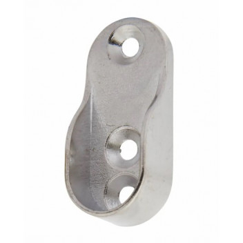 (30mm x 15mm) Chrome Plated Oval End Socket