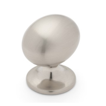 (HAN4F)FF13100 (33mm) Brushed Nickel Oval Knob