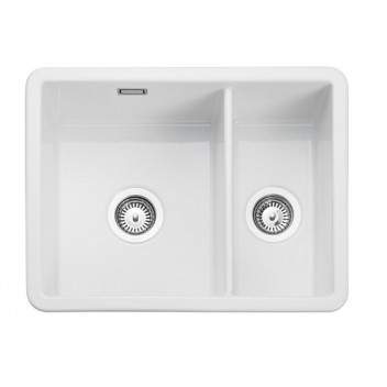 Loxley Under/Inset 1.5B Ceramic Sink White (No Waste)