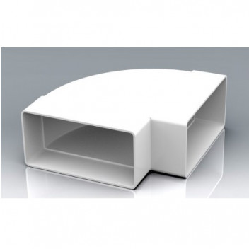 050 Flat Horizontal Bend (White)