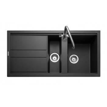 Topaz 1.5 Bowl 1000x510 Sink - Charcoal c/w waste