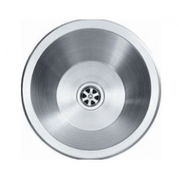 HR1 Spun Bowl Stainless Steel Sink (355mm) c/w Waste