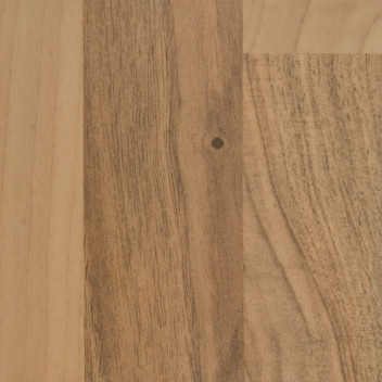 Light Walnut 650mm x 25mm x 4.05m Top Shape Square Edged Worktop
