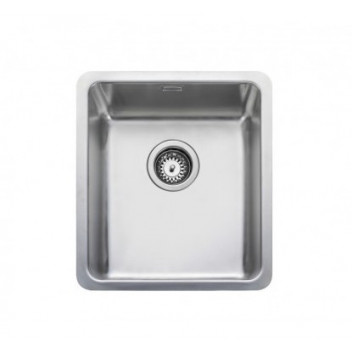 QUAD 34 Undermount / Inset Square Bowl 340x400x190 c/w waste kit