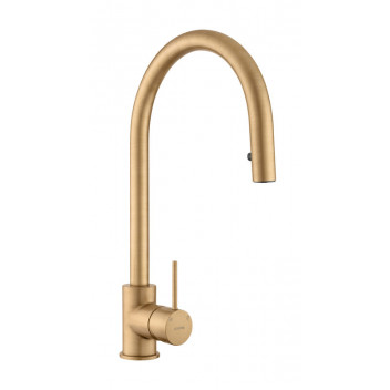 Aquaplay Pull-Out Single Lever Tap Bronze