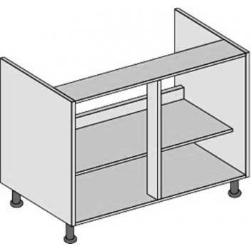 1000 Sink Base Unit JHC Procab Kitchen Carcass Grey Linen