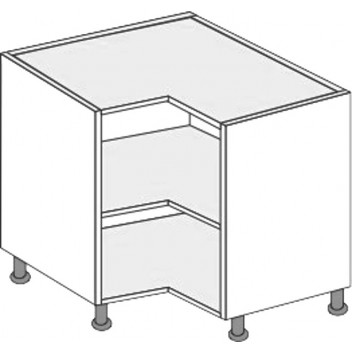 950 L-Corner Base Unit JHC Procab Kitchen Carcass White