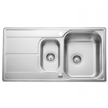 Aria 950x508 1.5 bowl S/S Satin Sink (no waste)