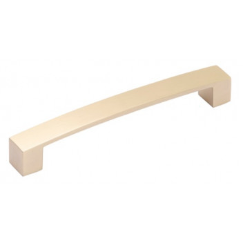 (HAN52D) FF47760 (177mm) Satin Brass Block D Handle