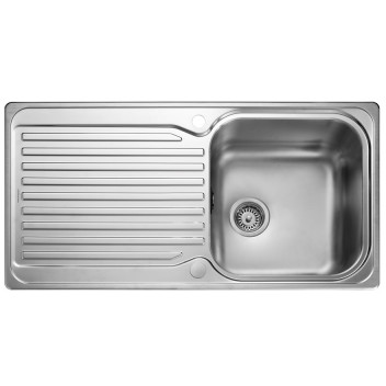 Sedona 1Bowl 985*508 Reversible c/w Waste Kit