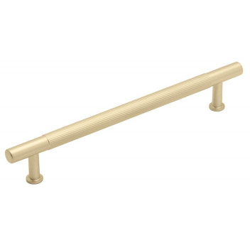 (HAN99C) FF13760 (200mm) Linea Satin Brass BarHandle SOLID BRASS CORE